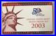 2003-S Complete SILVER Proof Set w Box and COA Free US Shipping