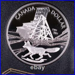 2003 Silver Canada 8 Coin Proof Set Box/COA RCM