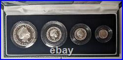 2003 Silver Proof Britannia Collection 4 Piece Set in Original Box and COA