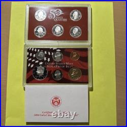 2004.999 Silver Proof Set COA Box 11 Coins 90% US Mint OGP USA Nice