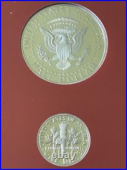 2004-S US Mint Silver Proof Set 11 Coins OGP Red Box COA 90% State Quarters