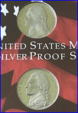 2004-S US Mint Silver Proof Set 11 Coins OGP Red Box COA 90% State Quarters