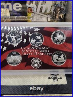 2004 U. S. Mint Silver Proof Set with Box & COA 90% Silver $1.85 FV NEW? OGP