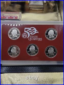 2004 U. S. Mint Silver Proof Set with Box & COA 90% Silver $1.85 FV NEW? OGP