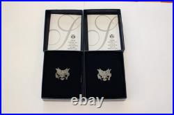 2004 W US Mint AMERICAN Silver (2) Eagle Proof Coins with Box OGP and COA