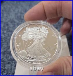 2005 American Eagle One Ounce Silver Proof Coin with Box & COA