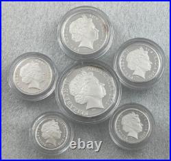 2005 Australia Fine Silver Proof Set in Timber Display Box