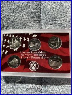 2005 United States Mint Silver Proof Set with Certificate of Authenticity and box