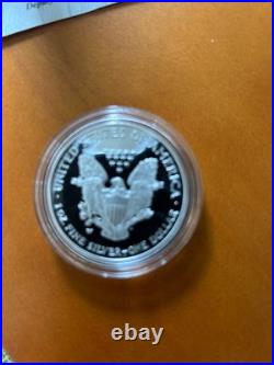 2006 Proof American Silver Eagle in Box, With Certificate Of Authenticity