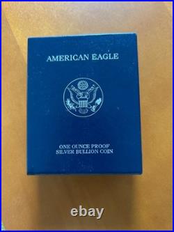 2006 Proof American Silver Eagle in Box, With Certificate Of Authenticity