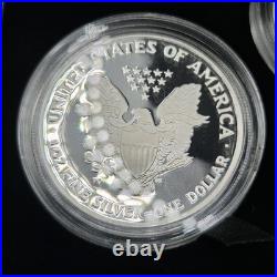 2006 SILVER AMERICAN EAGLE 20th ANNIVERSARY 3 COIN SET WITH BOX & COA US MINT
