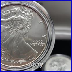 2006 SILVER AMERICAN EAGLE 20th ANNIVERSARY 3 COIN SET WITH BOX & COA US MINT