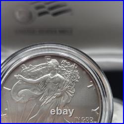 2006 SILVER AMERICAN EAGLE 20th ANNIVERSARY 3 COIN SET WITH BOX & COA US MINT