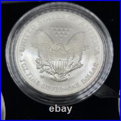 2006 SILVER AMERICAN EAGLE 20th ANNIVERSARY 3 COIN SET WITH BOX & COA US MINT