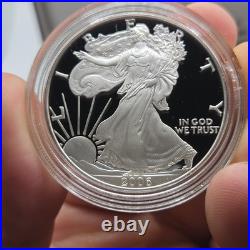 2006 SILVER AMERICAN EAGLE 20th ANNIVERSARY 3 COIN SET WITH BOX & COA US MINT