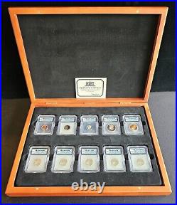 2006-S 10-Coin Silver Proof Set PR70DCAM ICG in First Commemorative Mint Box