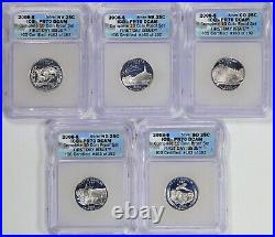 2006-S 10-Coin Silver Proof Set PR70DCAM ICG in First Commemorative Mint Box