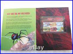 2006 Tuvalu Deadly Dangerous Red-Back Spider $1 Silver Proof 1oz Coin Box Coa