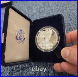 2006-W American Eagle One Ounce Proof Silver Bullion $1 Coin with Box & COA