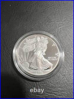 2006 W. Mint 1 oz Silver Proof Walking Liberty/American Eagle (withbox, OGP/COA)