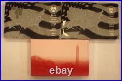 2007 & 2008 & 2009-S Mint Silver State Quarters Proof Sets in Box Free Shipping