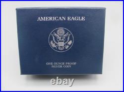 2007 American Eagle Proof Silver Dollar with Box and COA