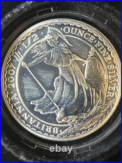 2007 Britannia 20th Anniversary Silver Proof One Pound Coin Set 6 Pieces in Box 2007 Britannia 20th Anniversary Silver Proof One Pound Coin Set 6 Pieces in Box