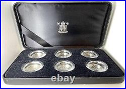 2007 Britannia 20th Anniversary Silver Proof One Pound Coin Set 6 Pieces in Box 2007 Britannia 20th Anniversary Silver Proof One Pound Coin Set 6 Pieces in Box