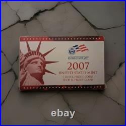2007 U. S. Silver Proof Set Original Box with Certificate of Authenticity