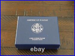 2007-W American Eagle Silver Proof with Box and COA
