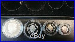 2008 Boxed Proof Britannia Silver Collection 4 Coin Set