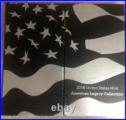 2008 USMINT American Legacy Collection 15 Proof Coins in Display Case / OGP