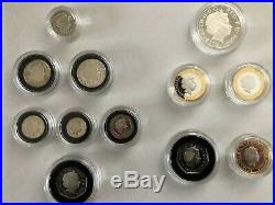 2009 Royal Mint Silver Proof 12 Coin Set includes Kew Gardens 50p BOX COA
