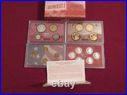 2009-S U. S. Mint Silver Proof 14 Coin Set withOGP + COA Box and Certificate