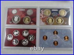 2009-S United States Mint Silver Proof Set with COA & Box 18 Coins 90%