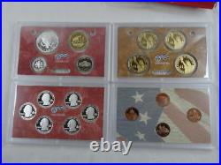 2009-S United States Mint Silver Proof Set with COA & Box 18 Coins 90%