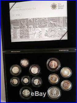 2009 Silver Proof Coin Set Kew Gardens 50p BOX COA 2159 Royal Mint Very rare