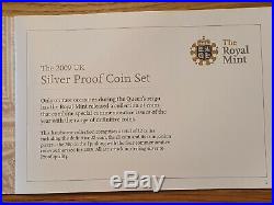 2009 UK 12 Coin Silver Proof Set with Kew 50p boxed/coa