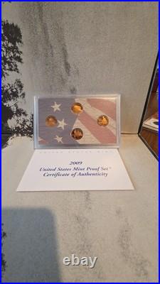 2009 United States Mint Proof Set OGP with Box & Certificate of Authenticity