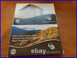 2010 2018 Lot of ATB Silver Proof Quarters 45 coins Box & COA