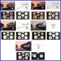2010-2021 S Proof Set Run Box & COA 90% Silver US Mint 12 Sets 144 Coins