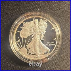2010 American Eagle $1 Silver Proof Coin West Point One Ounce with Box & COA