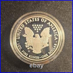 2010 American Eagle $1 Silver Proof Coin West Point One Ounce with Box & COA