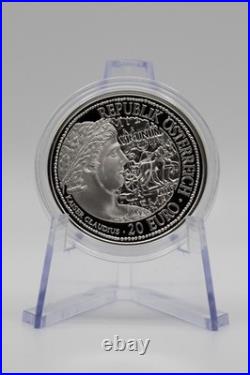 2010 Austria 20 Euro Silver Proof Coin Kaiser Claudius Virunum Box COA Bullion
