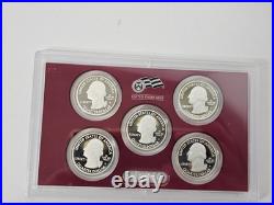 2010 Mint Silver Proof Set With Box And Coa