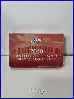 2010 Mint Silver Proof Set With Box And Coa