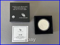 2010-NP2 Yellowstone NP 5 oz Silver Uncirculated America the Beautiful Boxed