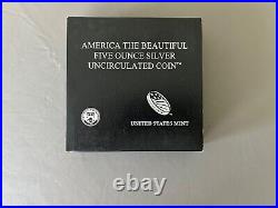 2010-NP2 Yellowstone NP 5 oz Silver Uncirculated America the Beautiful Boxed