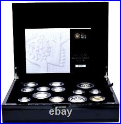 2010 Royal Mint UK Silver Proof Coin Executive Collectors Box Set + COA