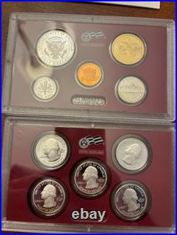 2010 S U. S. Mint Complete SILVER PROOF SET with OGP Box And COA 14 Coins